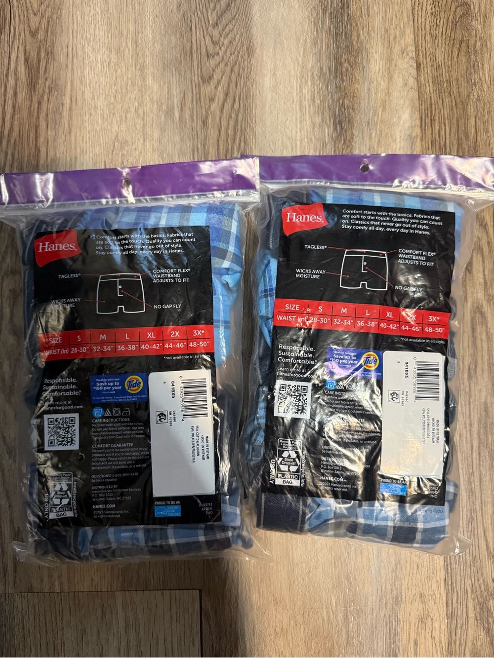 Hanes Men’s 10-Pack Tagless Boxers — Great Father’s Day Bundle. - Picture 2 of 3